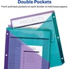 image:imageAvery Big Tab Insertable Plastic 2 Pocket Dividers for 3 Ring Binders 5 Tab Set Bright TwoTone Multicolor Works with Sheet Protectors 1 Set 000311 Pack