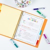 image:imageAvery Binder Dividers  5Tab Insertable Multicolor Big Tabs for Binders 1 Set of Dividers 11109Binder Divider