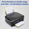 image:imageAvery Unpunched PrintOn Dividers White 8 Tabs 5 Sets 11553White