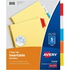 image:imageAvery Binder Dividers  5Tab Insertable Multicolor Big Tabs for Binders 1 Set of Dividers 11109Binder Divider