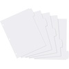 image:imageAvery Big Tab Write amp Erase Durable Plastic Dividers for 3 Ring Binders 5Tab Set White 1 Set 163704 Sets