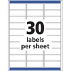 image:imageAvery 18660 Matte Clear Easy Peel Address Labels Inkjet 1 X 2 58 300Pack
