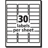 image:imageAvery 5660 Laser Labels Address 1Inch x258Inch 1500BX Matte Clear