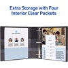 image:imageAvery HeavyDuty View 3 Ring Binder 15 Inch One Touch Slant Rings 375Sheet Capacity DuraHinge 21 Inch Wide Spine Customizable Clear Cover and Spine 1 Dark Gray Binder 79866One Size Pack of 6