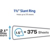 image:imageAvery HeavyDuty View 3 Ring Binder 15 Inch One Touch Slant Rings 375Sheet Capacity DuraHinge 21 Inch Wide Spine Customizable Clear Cover and Spine 1 Dark Gray Binder 79866One Size Pack of 6