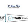 image:imageAvery HeavyDuty View 3 Ring Binder 15 One Touch Slant Rings Holds 85 x 11 Paper 1 White Binder 054042