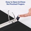 image:imageAvery HeavyDuty View 3 Ring Binder 15 One Touch Slant Rings Holds 85 x 11 Paper 1 White Binder 054043 Pack of 4