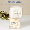 image:imageAvery Printable Christmas Address Labels with Sure Feed Technology Rectangle 1 x 258 PrePrinted Green amp Metallic Gold Border Design Matte White Laser amp Inkjet Compatible 160 TotalBlue Border W Metallic Gold Frame