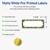 image:imageAvery Printable Christmas Address Labels with Sure Feed Technology Rectangle 1 x 258 PrePrinted Green amp Metallic Gold Border Design Matte White Laser amp Inkjet Compatible 160 TotalTeal  Metallic Gold Frame