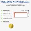 image:imageAvery Printable Christmas Address Labels with Sure Feed Technology Rectangle 1 x 258 PrePrinted Green amp Metallic Gold Border Design Matte White Laser amp Inkjet Compatible 160 TotalRed  Metallic Gold Gift Bow
