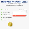 image:imageAvery Printable Christmas Address Labels with Sure Feed Technology Rectangle 1 x 258 PrePrinted Green amp Metallic Gold Border Design Matte White Laser amp Inkjet Compatible 160 TotalRed Gift W Metallic Gold Bow