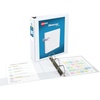 image:imageAvery Showcase Standard View 3 Ring Binder 2 Slant Rings 530Sheet Capacity 28 Inch Wide Spine 1 White Binder Ideal for Lightweight Organization and Occasional Referencing 197012 Pack of 12