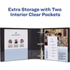 image:imageAvery Showcase Standard View 3 Ring Binder 2 Slant Rings 530Sheet Capacity 28 Inch Wide Spine 1 White Binder Ideal for Lightweight Organization and Occasional Referencing 197012 Pack of 12