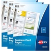image:imageAvery Clear Business Card Organizer Pages for 3 Ring Binders 10 Per Pack 3Pack Holds 600 Cards Total 78723One Size Pack of 8