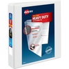 image:imageAvery HeavyDuty View 3 Ring Binder 15 One Touch Slant Rings Holds 85 x 11 Paper 1 White Binder 05404112