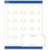 image:imageAvery Printable Christmas Shipping Labels with Sure Feed Technology Rectangle 2 x 4 PrePrinted Metallic Gold Christmas Trees Design Matte White Laser amp Inkjet Compatible 100 TotalMetallic Gold Christmas Trees