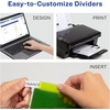 image:imageAvery Dividers for 3 Ring Binders 8Tab Plastic Binder Dividers 11 x 17 Insertable Big Tabs Multicolor 1 Set 11179