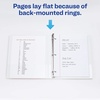 image:imageAvery Durable View 3 Ring Binder 05 Slant Rings 1 White Binder  For Daily School Home and Office Use Clear View Overlays DuraHinge TearResistant Spine DuraEdge SplitResistant Edges05 Pack of 2