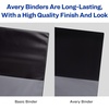 image:imageAvery HeavyDuty Framed View 3 Ring Binder 05 Ring 1 Black BinderWhite