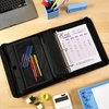image:imageAvery Zipper 3 Ring Binder 2 Round Rings 375Sheet Capacity 28Inch Wide Spine 14 Laptop Storage Pocket Black Durable Binder Organizer with Handle 26076
