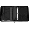 image:imageAvery Zipper 3 Ring Binder 2 Round Rings 375Sheet Capacity 28Inch Wide Spine 14 Laptop Storage Pocket Black Durable Binder Organizer with Handle 26076
