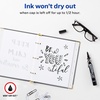 image:imageMarksALot Avery Permanent Markers Large DeskStyle Size Bullet Tip Water and Wear Resistant 12 Black Markers 24878