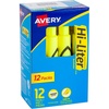 image:imageAvery HiLiter DeskStyle Highlighters Smear Safe Ink Chisel Tip 12 Fluorescent Yellow Highlighters 24000144 highlighters