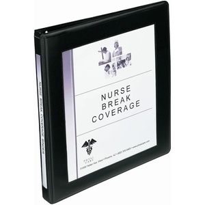 image:imageAvery HeavyDuty Framed View 3 Ring Binder 05 Ring 1 Black BinderBlack