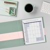 image:imageAvery TwoTone 3 Ring Binder 15 Slant Rings 1 WhiteBlack Binder  For School Home and Office Organization Clear Overlays DuraHinge TearResistant Spine DuraEdge SplitResistant EdgesBlushSage