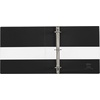 image:imageAvery TwoTone 3 Ring Binder 15 Slant Rings 1 WhiteBlack Binder  For School Home and Office Organization Clear Overlays DuraHinge TearResistant Spine DuraEdge SplitResistant EdgesBlackWhite