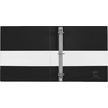 image:imageAvery TwoTone 3 Ring Binder 15 Slant Rings 1 WhiteBlack Binder  For School Home and Office Organization Clear Overlays DuraHinge TearResistant Spine DuraEdge SplitResistant EdgesBlackWhite
