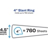 image:imageAvery HeavyDuty View 3 Ring Binder 2 Slant Rings 1 Black Binder  For Heavy School Home and Office Use DuraHinge TearResistant Spine DuraEdge SplitResistant Edges Clear View Covers4