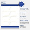image:imageAvery Printable Rectangle Cards Sure Feed Technology 2 x 35 Matte White with Gold amp Navy Border Florals Design Laser amp Inkjet Compatible 80 Total Great for Branding Weddings and MoreGreen Florals with Gold Dots