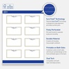 image:imageAvery Printable Rectangle Cards Sure Feed Technology 2 x 35 Matte White with Gold amp Navy Border Florals Design Laser amp Inkjet Compatible 80 Total Great for Branding Weddings and MoreGold  Navy Border with Florals