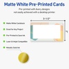 image:imageAvery Printable Rectangle Cards Sure Feed Technology 2 x 35 Matte White with Gold amp Navy Border Florals Design Laser amp Inkjet Compatible 80 Total Great for Branding Weddings and MoreColor Block with Metallic Gold Veins