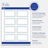 image:imageAvery Printable Rectangle Cards Sure Feed Technology 2 x 35 Matte White with Gold amp Navy Border Florals Design Laser amp Inkjet Compatible 80 Total Great for Branding Weddings and MoreBlue Border with Gold Dots