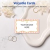 image:imageAvery Printable Rectangle Cards Sure Feed Technology 2 x 35 Matte White with Gold amp Navy Border Florals Design Laser amp Inkjet Compatible 80 Total Great for Branding Weddings and MorePink Stripes with Metallic Gold Bow