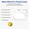 image:imageAvery Printable Rectangle Cards Sure Feed Technology 2 x 35 Matte White with Gold amp Navy Border Florals Design Laser amp Inkjet Compatible 80 Total Great for Branding Weddings and MoreGreen Florals with Gold Dots