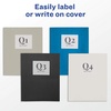 image:imageAvery Two Pocket Folders Holds up to 40 Sheets Business Card Slot 25 Black Folders 47988125 folders