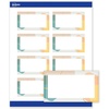 image:imageAvery Printable Rectangle Cards Sure Feed Technology 2 x 35 Matte White with Gold amp Navy Border Florals Design Laser amp Inkjet Compatible 80 Total Great for Branding Weddings and MoreColor Block with Metallic Gold Veins