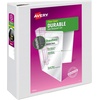 image:imageAvery Durable View 3 Ring Binder 2 EZD Rings 1 White Binder1 Pack