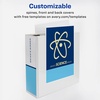 image:imageAvery Durable View 3 Ring Binder 2 EZD Rings 1 White Binder1 Pack