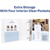 image:imageAvery Durable View 3 Ring Binder 2 EZD Rings 1 White Binder4 Pack