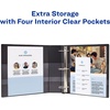 image:imageAvery Durable View 3 Ring Binder 2 EZD Rings 1 White Binder4 Pack