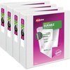 image:imageAvery Durable View 3 Ring Binder 2 EZD Rings 1 White Binder4 Pack
