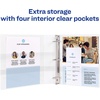 image:imageAvery Durable View 3 Ring Binder 2 EZD Rings 1 White Binder6 Pack