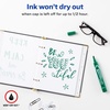 image:imageAvery Marks A Lot Permanent Markers Large DeskStyle Size Chisel Tip 12 Green Markers 088851
