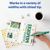 image:imageAvery Marks A Lot Permanent Markers Large DeskStyle Size Chisel Tip 12 Green Markers 088851