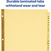 image:imageAvery PrePrinted Dividers AZ Tab Buff 1 Set25Tab Pack of 12