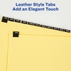 image:imageAvery PrePrinted Dividers JanDec Tab Black Leather 3 SetsPack of 1